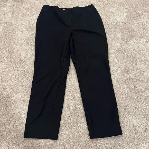 Chicos Women's Ankle Trouser Black Dresspant Size 1 , Small 31 - Picture 2 of 6